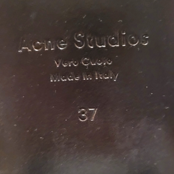 Acne Studios black pointed toe ankle booties - Picture 2 of 6